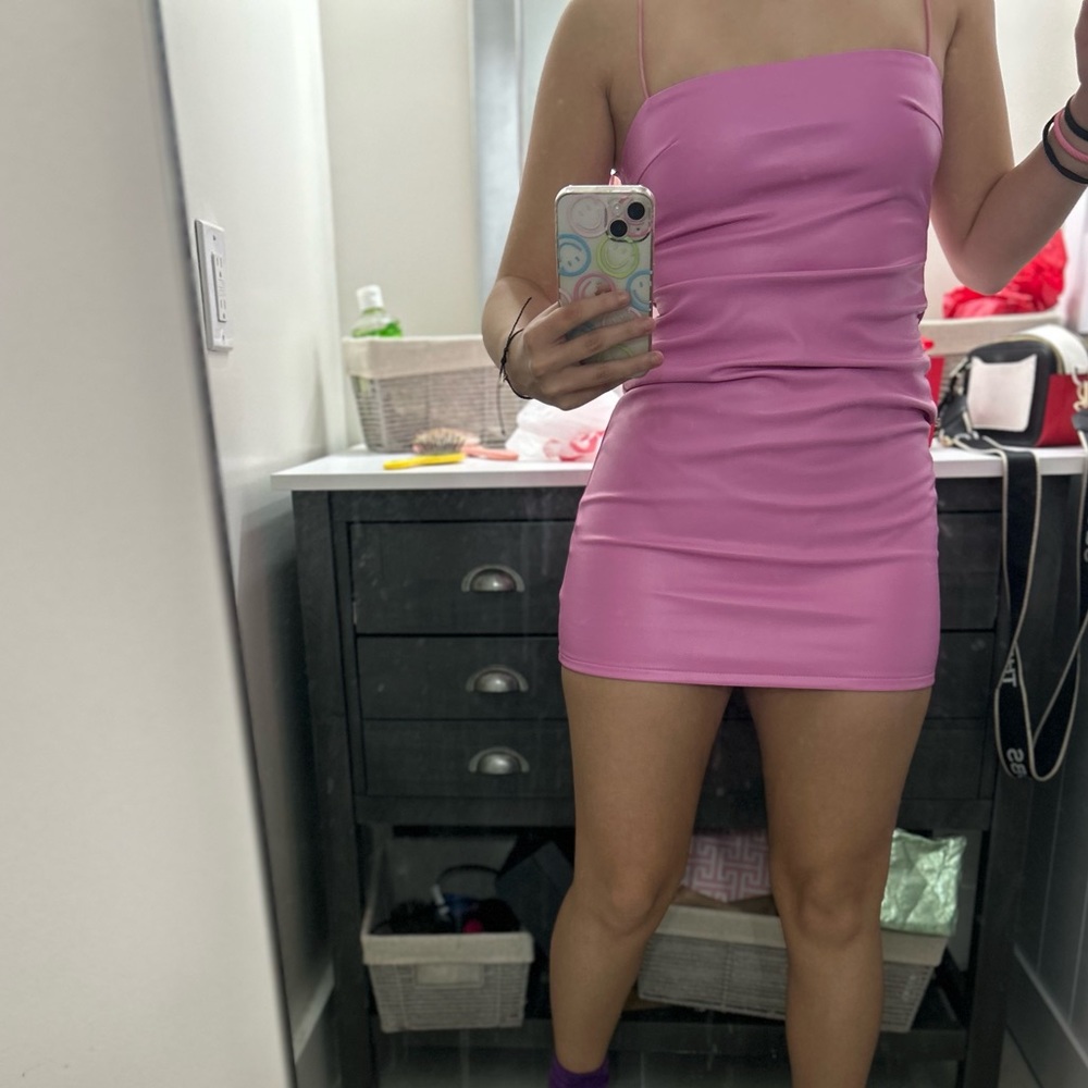 PINK MINI DRESS
